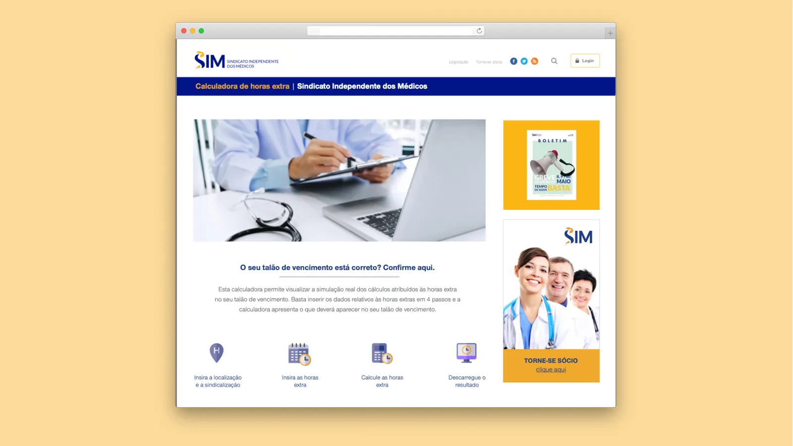 Calculadora - Sindicato Independente dos Médicos