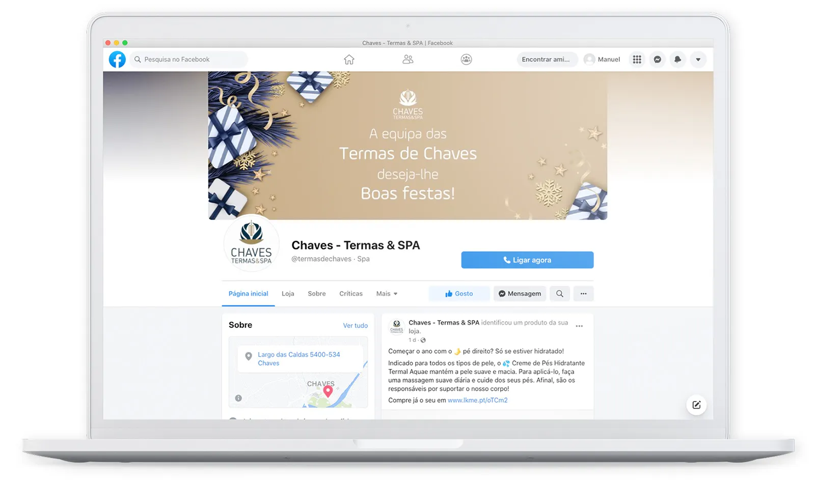 Termas de Chaves - Redes Sociais