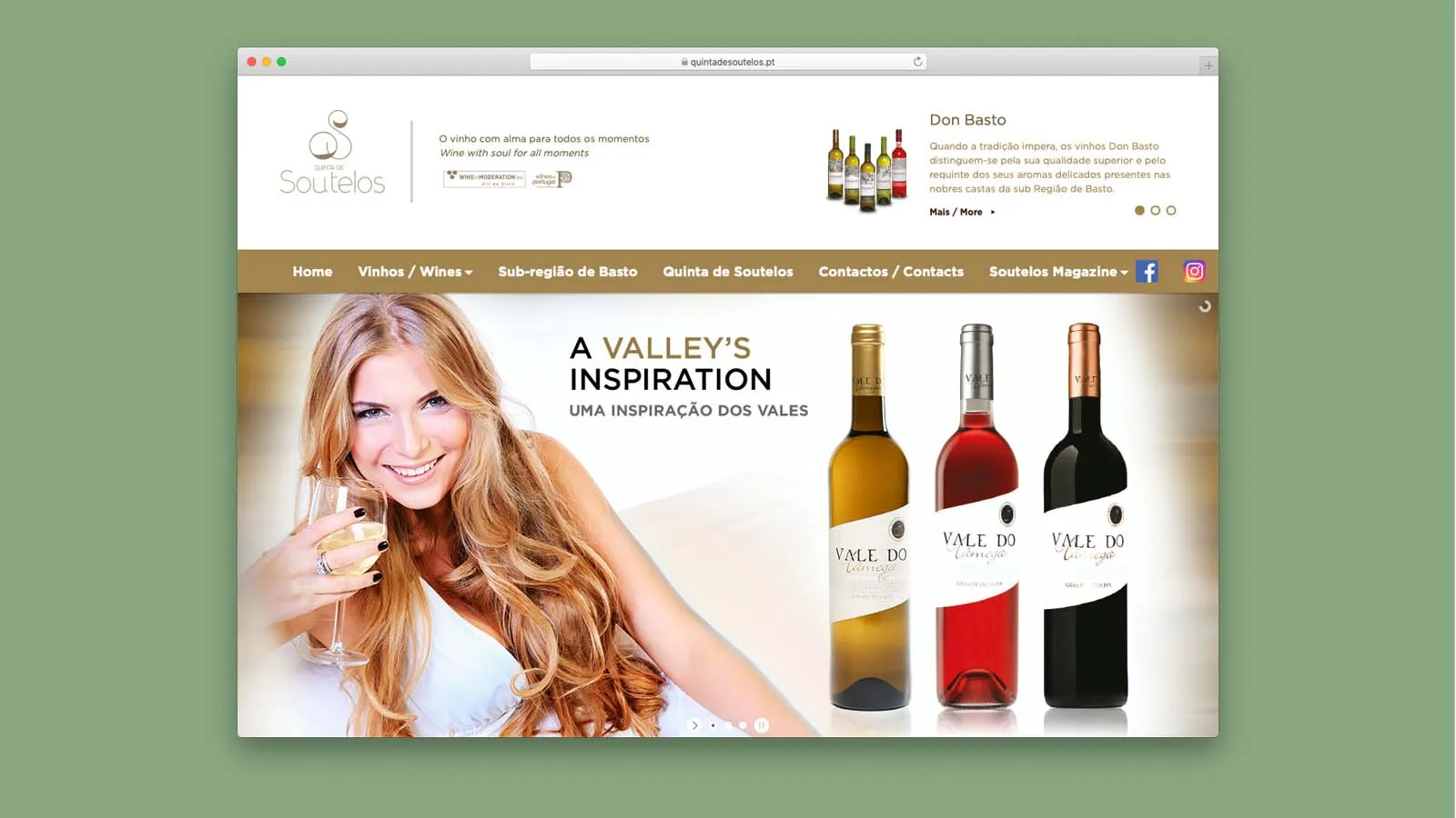 Website Quinta de Soutelos