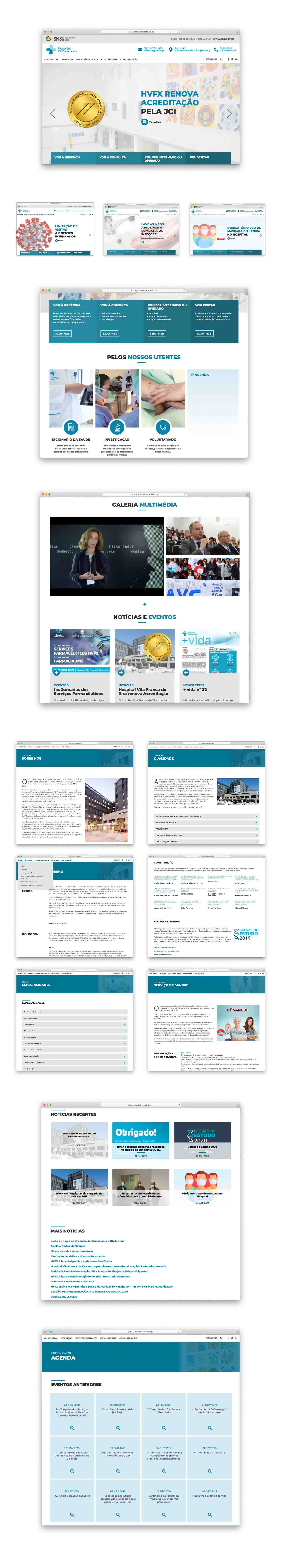 Website Hospital Vila Franca de Xira